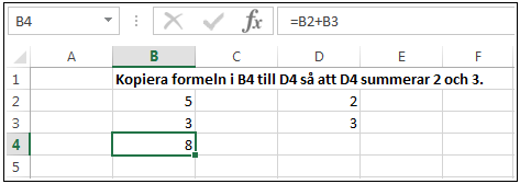 Formeln som skall kopieras